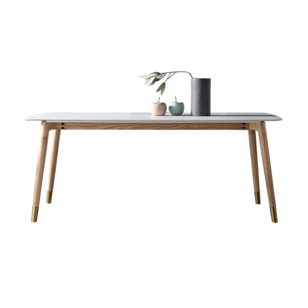 Rectangle Two-Color Dining Table Sintered Stone Table Luxury with 4 Legs Clearhalo ' dining_table' 'Dining Tables & Seating' 'Dining Tables' 'furn' 'furn_dining_table' 'Furniture' 'furniture_dining_table' 'Kitchen & Dining Furniture' 'kitchen&dining_furn' 'kitchen' 'kitchen_dining_table' 1200x1200_b4646896-e7d6-4272-a0e6-18e163af2013