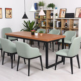 Arm Dining Chairs Modern Faux Leather Side Chairs for Kitchen Clearhalo 'Dining Chairs' 'Dining Tables & Seating' 'dining_chair' 'furn' 'furn_dining_chair' 'Furniture' 'Kitchen & Dining Furniture' 1200x1200_b4651bde-030d-4806-9c99-c4ea8008e210