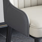 Contemporary Style Dining Chair Arm Dining Chairs with Metal Legs for Kitchen