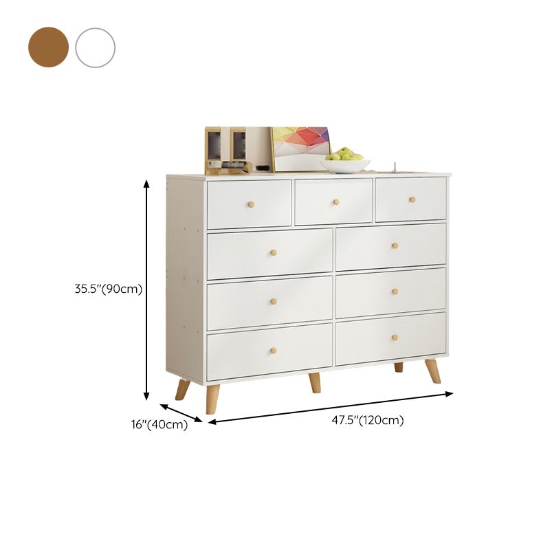 Contemporary Wood Storage Chest Matte Finish Bedroom Dresser Clearhalo 'Bedroom Furniture' 'Dressers & Chests' 'dressers_chests' 'furn' 'furn_dressers_chests' 'Furniture' 1200x1200_b4669fd6-36af-4331-8070-9612b86684f7
