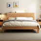 Scandinavian Solid Wood Standard Bed with Headboard Low Profile Bed Clearhalo 'Bedroom Furniture' 'Beds' 'furn' 'furn_beds' 'Furniture' 1200x1200_b467c38c-a124-4035-9cf6-6f087c12ae89