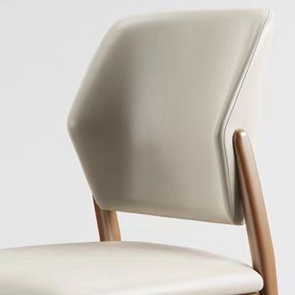 Zeitgenössischer Holzstuhl offener Küche Essnetzstuhl für Esszimmer