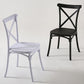 Modern Style Plastic Dining Chair of 17'' Wide Cross Back Side Chair for Kitchen Clearhalo ' kitchen&dining_furn' 'Dining Chairs' 'Dining Tables & Seating' 'dining_chair' 'furn' 'furn_dining_chair' 'Furniture' 'furniture_dining_chair' 'Kitchen & Dining Furniture' 'kitchen' 1200x1200_b469ed0d-783e-4cf9-98e5-fbc23a5b5ceb