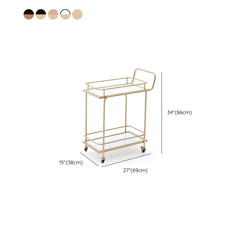 ホームダイニング準備テーブルキャスター付きモダンな長方形の準備テーブル