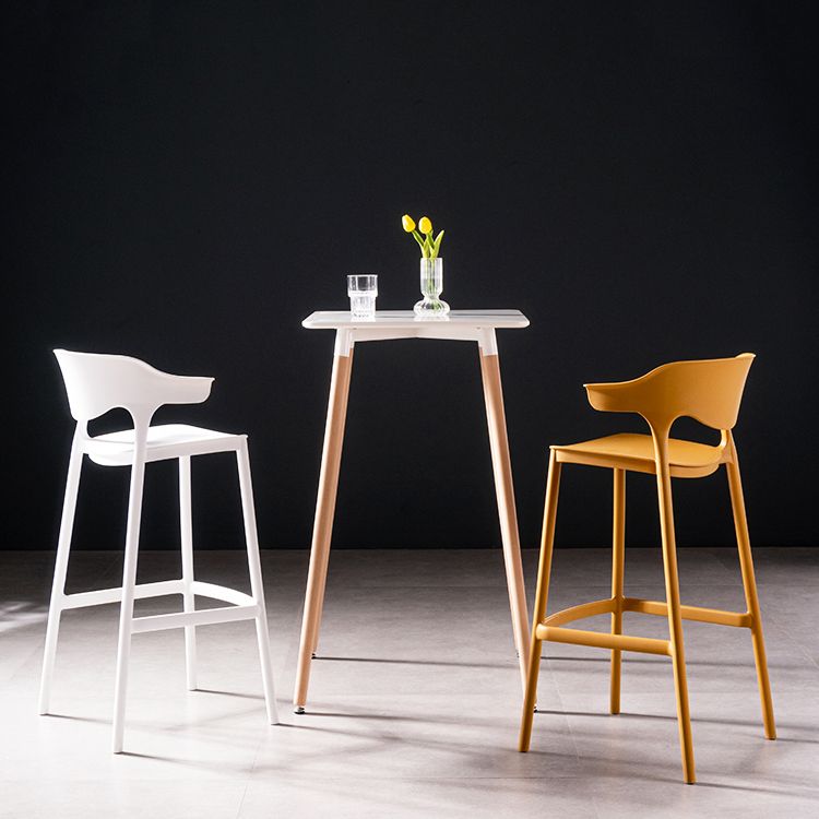 30 inch Plastic Scandinavian Armless Stool Low Back Bar Stool for Kitchen Clearhalo 'Bar Furniture' 'Bar Stools' 'bar_stools' 'furn' 'furn_bar_stools' 'furniture_bar_stools' 'Kitchen & Dining Furniture' 'kitchen&dining_furn' 'kitchen' 'kitchen_furn' Furniture' 1200x1200_b46a504e-b7fc-4d9d-9712-4c2cd3f6eb5f