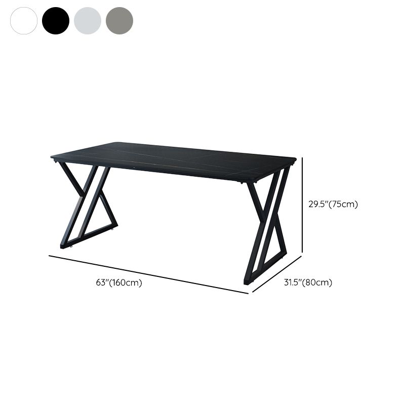 Scrivania per computer industriale camera da letto in pietra scrivania con gambe