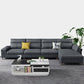 Square Arm Dark Gray Cushion Back Storage Stain-Resistant Sofa Clearhalo 'furn' 'furn_sectionals' 'Furniture' 'Living Room Furniture' 'Sectionals' 1200x1200_b46be36b-7a38-4635-a5e5-5b1d5d474309