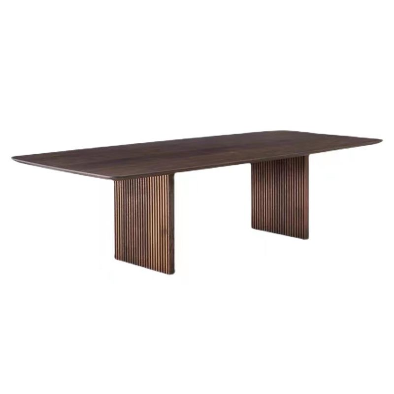 Solid Wood Contemporary Rectangle Table Wood Top Table for Dining Room Clearhalo ' dining_table' 'Dining Tables & Seating' 'Dining Tables' 'furn' 'furn_dining_table' 'Furniture' 'furniture_dining_table' 'Kitchen & Dining Furniture' 'kitchen&dining_furn' 'kitchen' 'kitchen_dining_table' 1200x1200_b46cb0d2-de8c-440e-ac4c-ab81c2f9a892