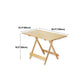 Contemporary Dining Room Wood Table Natural Pine Folding Table Clearhalo 'Dining Tables & Seating' 'Dining Tables' 'dining_table' 'furn' 'furn_dining_table' 'Furniture' 'furniture_dining_table' 'Kitchen & Dining Furniture' 'kitchen' 'kitchen_dining_table' 1200x1200_b46cb68d-ee92-49f9-a82d-e79b5d67efc3