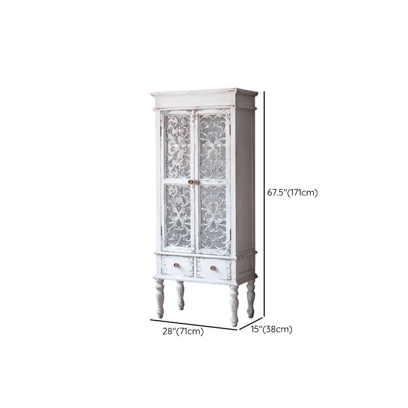 Traditional Wood Display Stand Glass Doors Storage Cabinet with Doors for Living Room Clearhalo 'Display & China Cabinets' 'display_china_cabinets' 'furn' 'furn_display_china_cabinets' 'Furniture' 'Kitchen & Dining Furniture' 1200x1200_b46dc475-2352-4ff7-9e8d-0db48ba44a7b