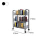 Industrial Metal Geometric Bookcase Open Back Bookcase with Wheels Clearhalo 'Bookcases' 'furn' 'furn_bookcases' 'Furniture' 'Office Furniture' 1200x1200_b4718b4d-148c-4054-b0aa-a67d85717a85