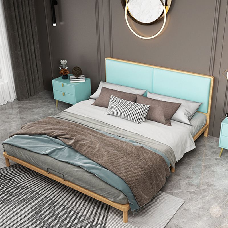 Polsterte Hochmetallbett-Bett-Rahmen minimalistische Drahtnetzplatte Bett