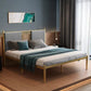 Iron Frame Standard Bed with Rectangular Faux Leather Headboard Clearhalo 'Bedroom Furniture' 'Beds' 'furn' 'furn_beds' 'Furniture' 1200x1200_b475b409-41ef-41a5-8571-af3cfe6ffde0