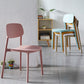 Plastic Contemporary Dining Room Chair Matte Finish Open Back Dining Side Chair Clearhalo ' kitchen&dining_furn' 'Dining Chairs' 'Dining Tables & Seating' 'dining_chair' 'furn' 'furn_dining_chair' 'Furniture' 'furniture_dining_chair' 'Kitchen & Dining Furniture' 'kitchen' 1200x1200_b476ca98-cc8b-419f-944b-601ed2dea38e