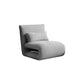 Chaise convertible en lin 25,6 "L x 25,6" W x 27,5 "H Chaise pour le salon