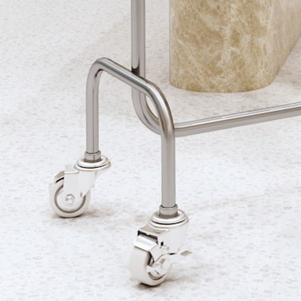 Industrial Style Metallic Coat Hanger Free Standing Coat Rack with 4 Wheels Clearhalo 'Entry & Mudroom Furniture' 'furn' 'furn_hall_tree_coat_racks' 'Furniture' 'Hall Trees & Coat Racks' 'hall_tree_coat_racks' 1200x1200_b47823c9-7566-4ee9-8f22-71b9f1984c0c