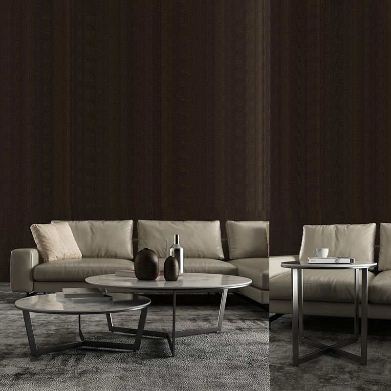 Glam White Frame Coffee Table Round Slate Top Cocktail Table Clearhalo 'Coffee & Accent Tables' 'Coffee Tables' 'coffee_tables' 'furn' 'furn_coffee_tables' 'Furniture' 'Living Room Furniture' 1200x1200_b47a79ae-8eff-4573-81be-79949c95ed1b