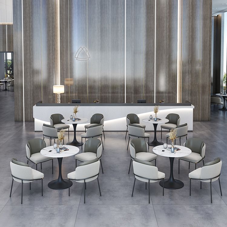 Modern 1/2/4 Pieces Dining Set Round Sintered Stone Dining Table Set Clearhalo 'Dining Room Sets' 'Dining Tables & Seating' 'dining_room_set' 'furn' 'furn_dining_room_set' 'Furniture' 'furniture_dining_room_set' 'Kitchen & Dining Furniture' 1200x1200_b47ac795-74a3-4155-8845-d534cdca2e5d
