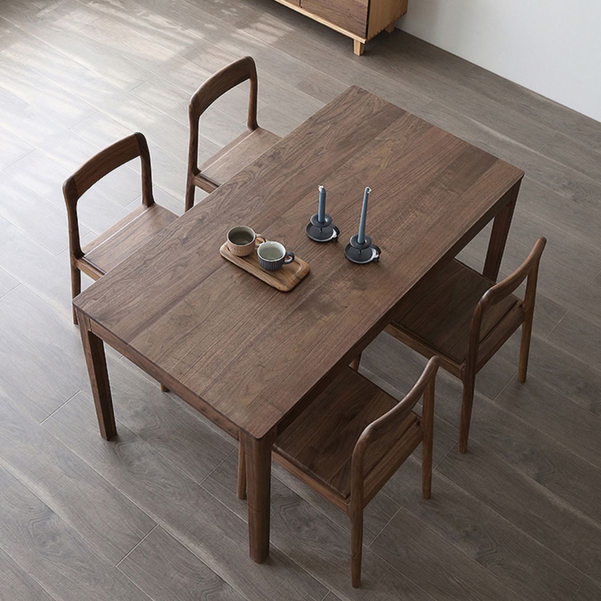 Rectangle Solid Wood Table Modern Kitchen Table with 4 Legs for Restaurant Clearhalo ' dining_table' 'Dining Tables & Seating' 'Dining Tables' 'furn' 'furn_dining_table' 'Furniture' 'furniture_dining_table' 'Kitchen & Dining Furniture' 'kitchen&dining_furn' 'kitchen' 'kitchen_dining_table' 1200x1200_b47baabe-d534-4e5d-b65d-d263444232b9