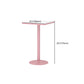 Stone Bar Dining Table Modern Bar Table with Iron Base for Dining Room Clearhalo 'Bar Furniture' 'Bar Tables' 'bar_tables' 'furn' 'furn_bar_tables' 'Furniture' 'furniture_bar_tables' 'Kitchen & Dining Furniture' 1200x1200_b47bb093-dfd2-4198-b411-1b345d78c207