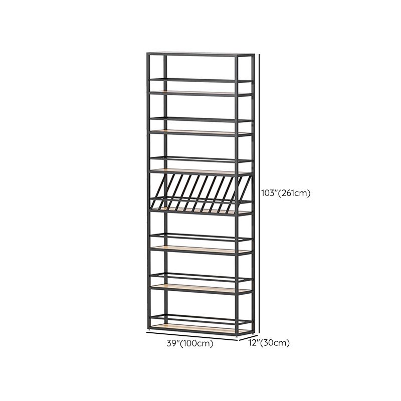 Metal Floor Bottle Wine Rack Contemporary Black Wine Holder Rack Clearhalo 'furn' 'furn_wine_racks' 'Furniture' 'Kitchen & Dining Furniture' 'Wine Racks' 'wine_racks' 1200x1200_b47c2113-b1b4-4e74-8959-a6e3822828fb
