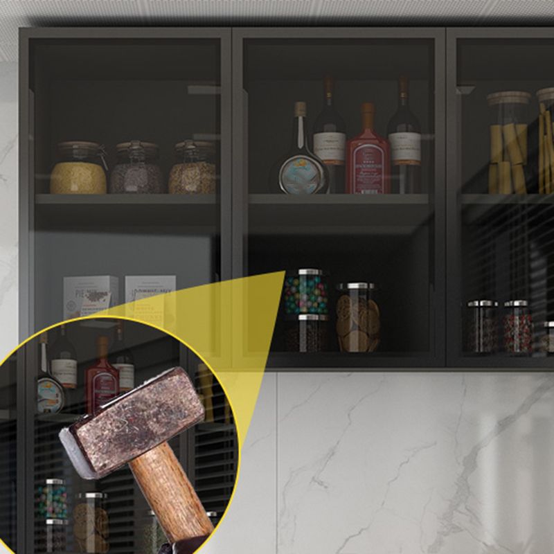 Moderno mobile per display a parete in finto mobile in legno per sala da pranzo