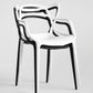 Scandinavian Stackable Dining Chairs Plastic Armless Dining Side Chair