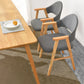 Modern Style Wooden Dining Chair Open Back Single Dining Side Arm Chair for Kitchen Clearhalo ' kitchen&dining_furn' 'Dining Chairs' 'Dining Tables & Seating' 'dining_chair' 'furn' 'furn_dining_chair' 'Furniture' 'furniture_dining_chair' 'Kitchen & Dining Furniture' 'kitchen' 1200x1200_b47fcb32-bdd1-48f2-a817-4caf8d924042