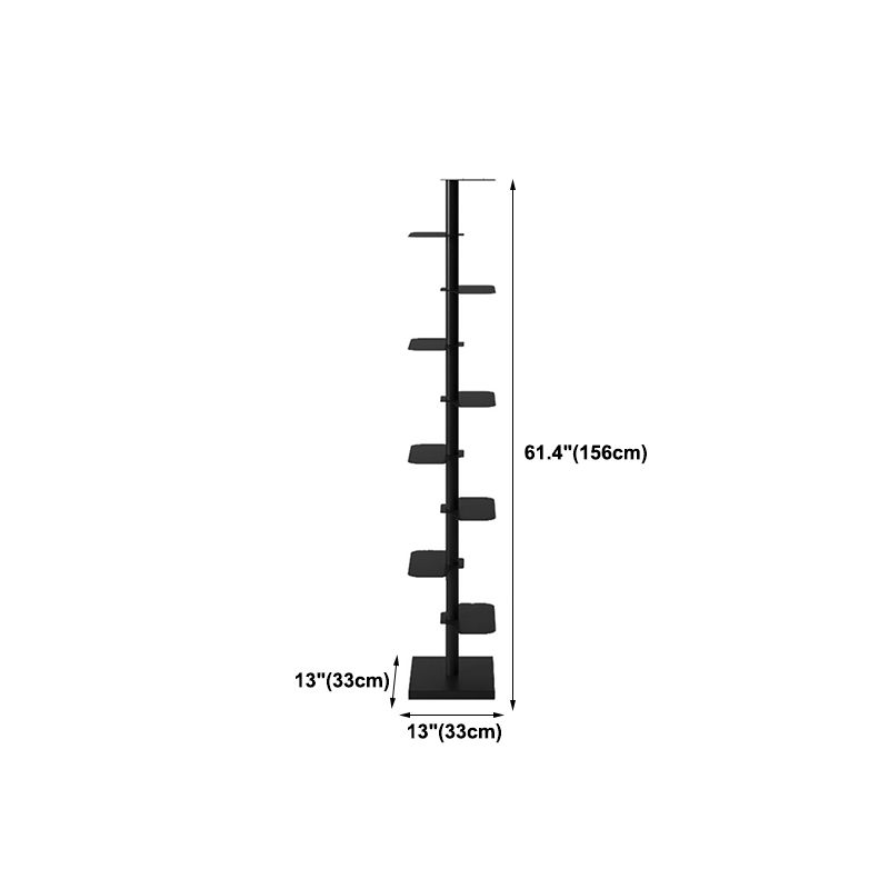 Librería de estilo contemporáneo de estantería de metal para el hogar y la oficina