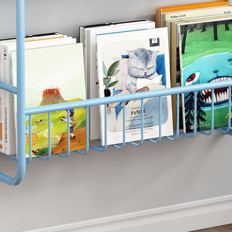 Metal Floating Scandinavian Bookcase Closed Back Bookshelf with Shelves Clearhalo 'Bookcases' 'furn' 'furn_bookcases' 'Furniture' 'Office Furniture' 1200x1200_b4833c38-47ee-406e-a891-1c5e939878db