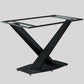 Metal Contemporary Rectangular Dining Table Sintered Stone Dining Table with Pedestal Base Clearhalo ' dining_table' 'Dining Tables & Seating' 'Dining Tables' 'furn' 'furn_dining_table' 'Furniture' 'furniture_dining_table' 'Kitchen & Dining Furniture' 'kitchen&dining_furn' 'kitchen' 'kitchen_dining_table' 1200x1200_b483dda3-c922-44f1-99f4-a6325243f7f0