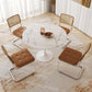 Round Tulip Base Modern Dining Table White Tone Fixed Table for Dining Room Clearhalo ' dining_table' 'Dining Tables & Seating' 'Dining Tables' 'furn' 'furn_dining_table' 'Furniture' 'furniture_dining_table' 'Kitchen & Dining Furniture' 'kitchen&dining_furn' 'kitchen' 'kitchen_dining_table' 1200x1200_b484a918-a7b7-4713-b51b-978633732998