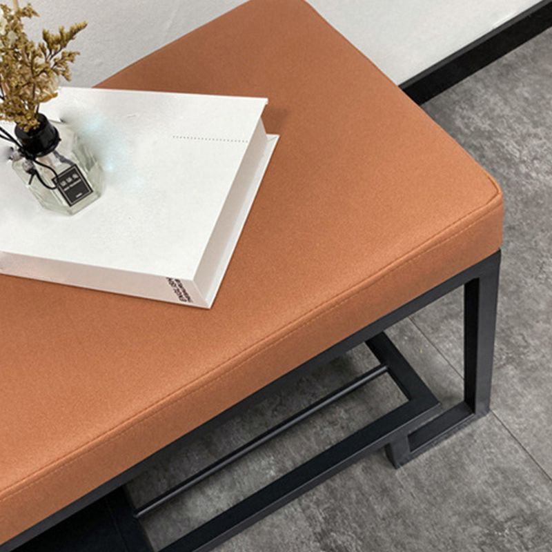 Mid-Century Modern Upholstered Bench Home Rectangle Seating Bench with Legs Clearhalo 'Benches' 'Chairs & Seating' 'furn' 'furn_benches' 'Furniture' 'Living Room Furniture' 1200x1200_b48667c3-f8b8-487b-a42a-7caab4dc8078