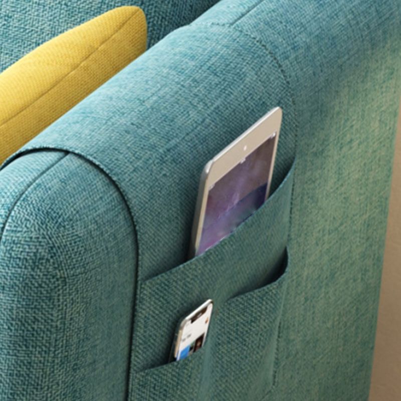 Sedute di sedute di cuscini quadrati nordici con tessuto di stoccaggio