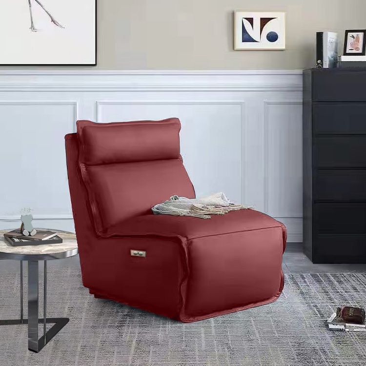 Reclinatura elettrica in pelle Modern Minimalist Household Recliner