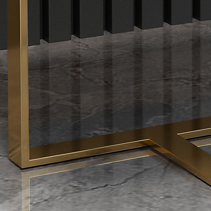 20 inch lang nachtkastje 1-lader imitatie houten glamour bed nachtkastje met benen