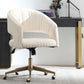 White Modern Swivel Chair Adjustable Seat Height Office Chair with Wheels Clearhalo 'furn' 'furn_office_chair' 'Furniture' 'Office Chairs' 'Office Furniture' 'office_chair' 1200x1200_b48b0576-1c6a-43a4-ad04-16d5c5d825ae