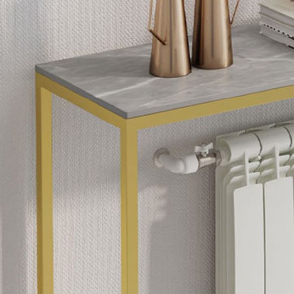 33.46 "Table de acento de piedra de la consola glammamante de 33.46"