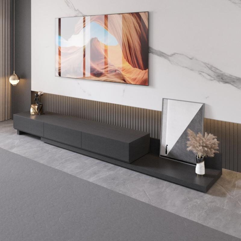 Contemporary Media Console TV Stand 3 Drawers TV Media Stand Clearhalo 'furn' 'furn_tv_stands_entertainment_centers' 'Furniture' 'Living Room Furniture' 'TV Stands & Entertainment Centers' 'TV Stands & Media Storage Furniture' 'tv_stands_entertainment_centers' 1200x1200_b4913f3c-6e1d-4c9c-ae02-bbb4d80f4ffa