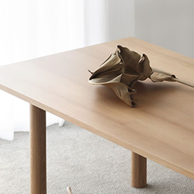 Medieval Modern Solid Wood Table Rectangular Wood Table with 4 Legs Clearhalo 'Dining Tables & Seating' 'Dining Tables' 'dining_table' 'furn' 'furn_dining_table' 'Furniture' 'Kitchen & Dining Furniture' 1200x1200_b491e80d-2b60-4a32-a811-1d5e485614dc