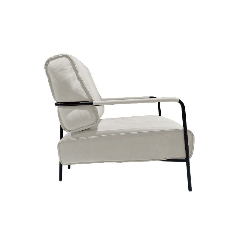 Upholstered Lounge Chair Arms Include Solid Color Chair with Cushion Clearhalo 'Accent Chairs' 'accent_chairs' 'Chairs & Seating' 'furn' 'furn_accent_chairs' 'Furniture' 'Living Room Furniture' 1200x1200_b4932e48-f3b3-4536-93c8-3aa285539447