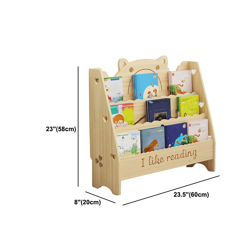 Scandinavian Style Bookshelf Closed Back Solid Wood Bookcase for Home and Office Clearhalo 'Bookcases' 'furn' 'furn_bookcases' 'Furniture' 'furniture_bookcases' 'kitchen' 'kitchen_bookcases' 'Living Room Furniture' 'Office Furniture' 1200x1200_b493a05d-ab5e-43d7-9887-2321d33a87f2