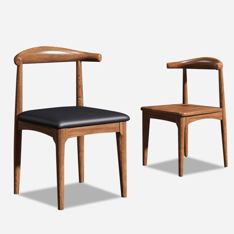 Industrial Design Open Back Side Chair for Kitchen Wood Dining Side Chair Clearhalo ' kitchen&dining_furn' 'Dining Chairs' 'Dining Tables & Seating' 'dining_chair' 'furn' 'furn_dining_chair' 'Furniture' 'furniture_dining_chair' 'Kitchen & Dining Furniture' 'kitchen' 1200x1200_b493e032-ee75-4b43-851e-d3831aebfa8b