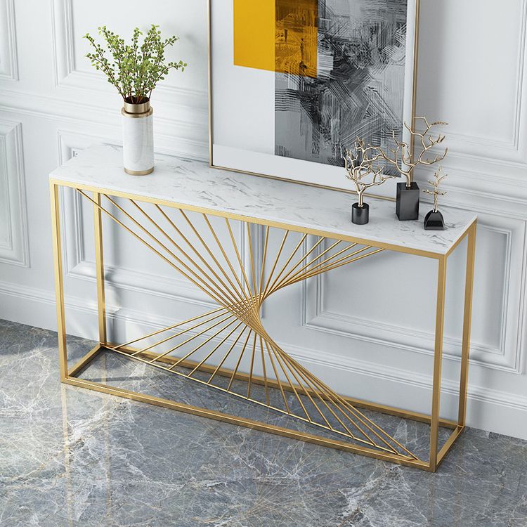 Stone Glam Accent Tabla 1 Establecimiento 31.5 "Mesa de consola de altura para Hall