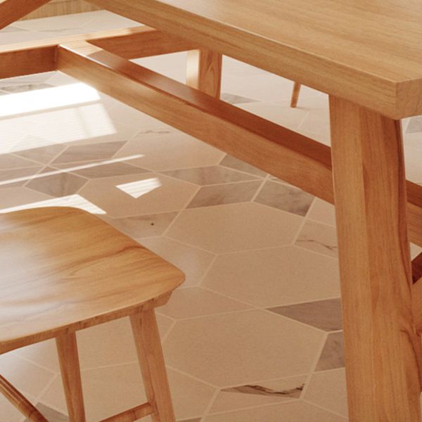 Rectangle Pine Solid Wood Table Modern Dining Table with Trestle Base for Restaurant Clearhalo ' dining_table' 'Dining Tables & Seating' 'Dining Tables' 'furn' 'furn_dining_table' 'Furniture' 'furniture_dining_table' 'Kitchen & Dining Furniture' 'kitchen&dining_furn' 'kitchen' 'kitchen_dining_table' 1200x1200_b495c6f4-9c7b-42e1-9f8b-cadf5803f522