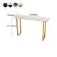 Living Room Bar Table 42-inch Height Stone Top and Metal Base Bistro Table Clearhalo 'Bar Furniture' 'Bar Tables' 'bar_tables' 'furn' 'furn_bar_tables' 'Furniture' 'furniture_bar_tables' 'Kitchen & Dining Furniture' 1200x1200_b4986d25-3b29-47fb-a11e-a937b084db08
