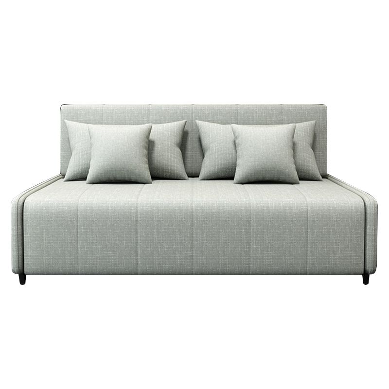 Pillow Included Convertible Sofa Armless Foldable Futon Sofa Bed Clearhalo 'furn' 'furn_futons' 'Furniture' 'Futons & Daybeds' 'Futons' 'Living Room Furniture' 1200x1200_b49bac88-8d92-4ed8-a07b-eb2c34a4f963