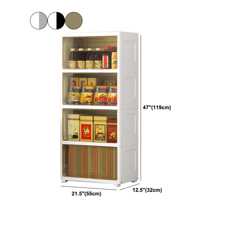 Contemporary Storage Cabinet Plastic Wardrobe Closet for Bedroom Clearhalo 'Armoires & Wardrobes' 'armoires_wardrobes' 'Bedroom Furniture' 'furn' 'furn_armoires_wardrobes' 'Furniture' 1200x1200_b49bdcf1-8114-43ba-aba9-2292814aa041