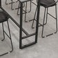 Black and Metal Base Table Industrial Rectangle Sintered Stone Bar Table Clearhalo 'Bar Furniture' 'Bar Tables' 'bar_tables' 'furn' 'furn_bar_tables' 'Furniture' 'Kitchen & Dining Furniture' 1200x1200_b49cada0-2872-44f3-8893-29ab3f416191