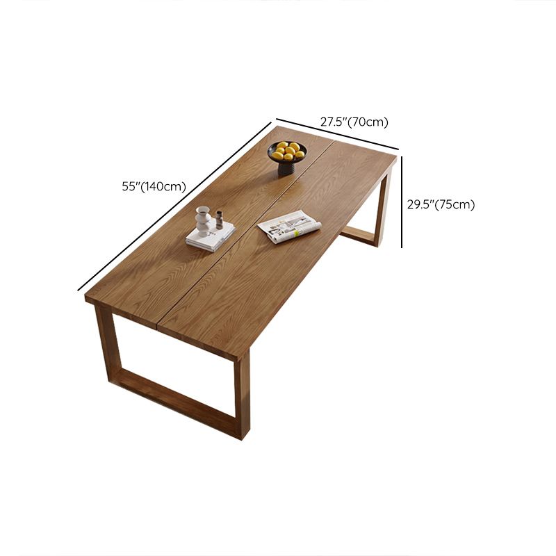 Eetkamer eettafel Massief houten sledebasis Rechthoekige eettafel
